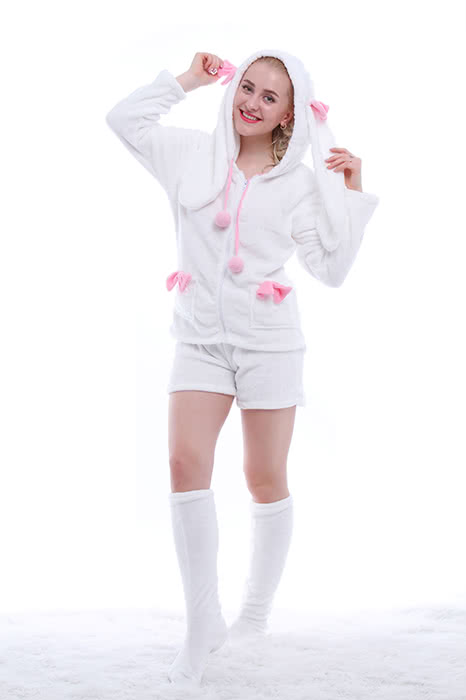 Love Live! Yazawa Nico Rabbit Pajamas Cosplay Costumes