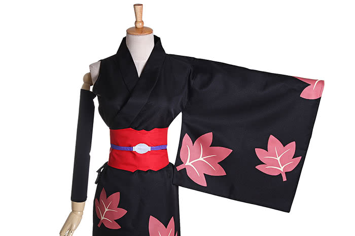 Gintama Tsukuyo Suit Cosplay Costume Black