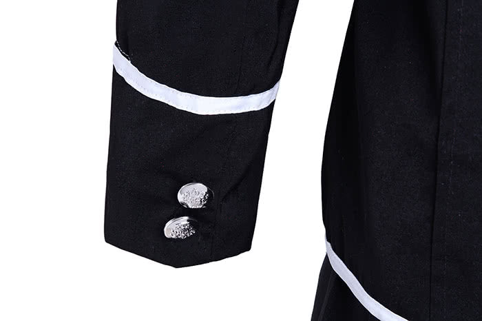 Black High School Girls Uniform Cosplay Costumes