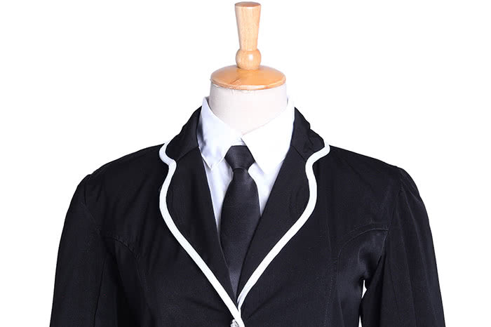 Black High School Girls Uniform Cosplay Costumes