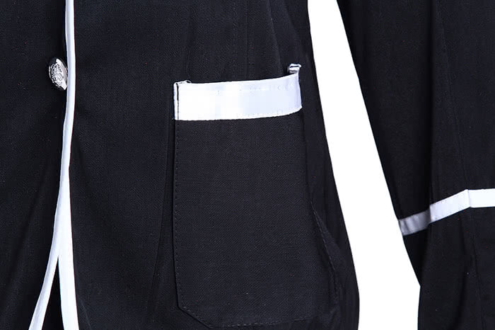 Black High School Girls Uniform Cosplay Costumes