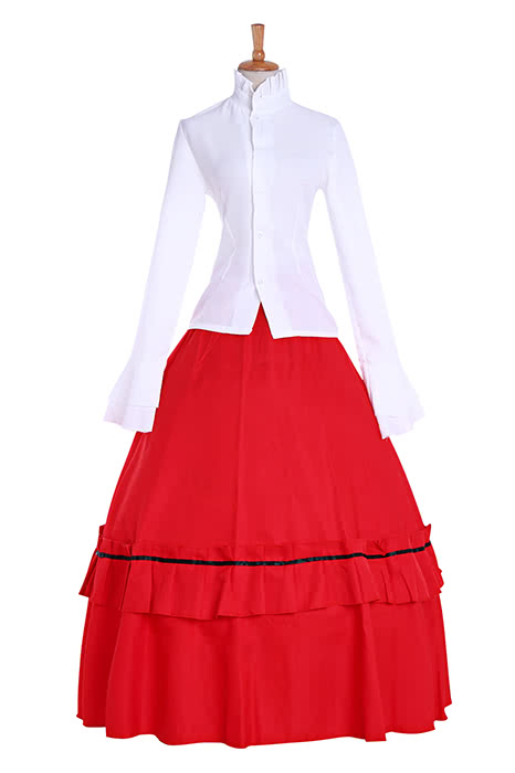 Black Butler Angelina Dulles "Madame Red" Cosplay Costumes