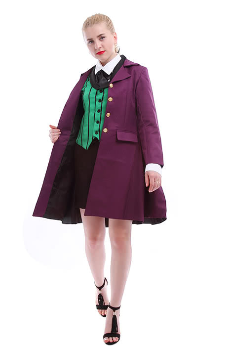 Black Butler Ⅱ Purple Anime Cosplay Costume of Alois Trancy Clothes