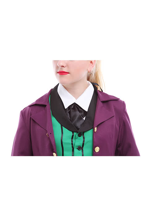 Black Butler Ⅱ Purple Anime Cosplay Costume of Alois Trancy Clothes