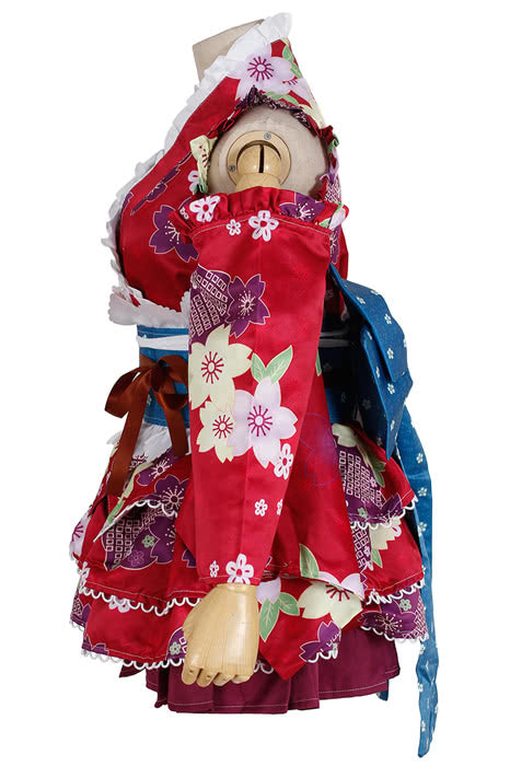 Love Live Bathrobe Awakening Nozomi Tojo Red Cosplay Costume Special