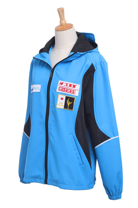 Yuri on Ice Yuri Katsuki Blue Sportswear Jacket Cosplay Costumes