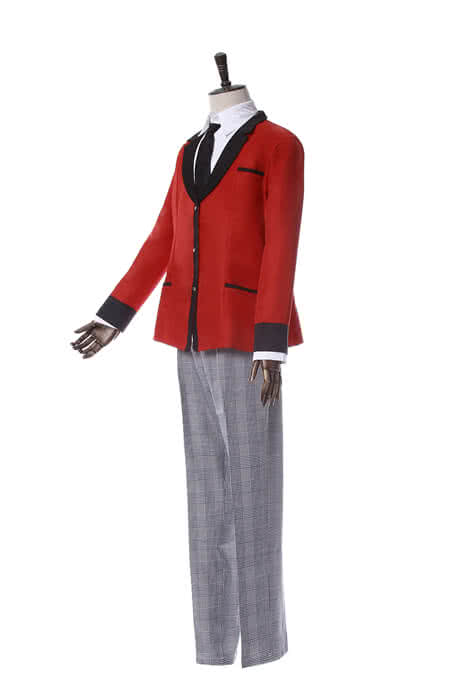 Kakegurui Ryouta Suzui Red Uniform Cosplay Costumes