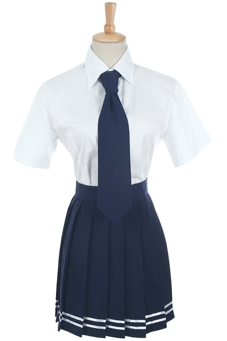 dark blue stripe