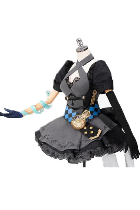 SINoALICE Alice Gray Dress Game Cosplay Costumes