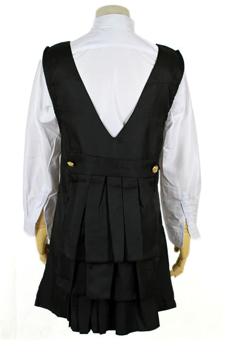 Inu x Boku SS Shirakiin Ririchiyo and Roromiya Karuta Cosplay Costume Black Dress
