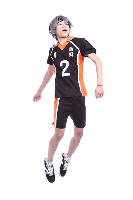 Haikyū!! Kōshi Sugawara Number 2 Volleyball Sports Cosplay Costumes