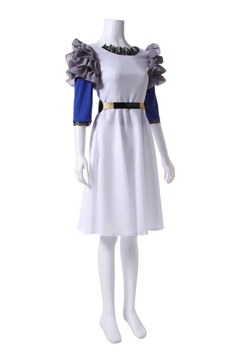 Tokyo Ghoul Rize Kamishiro Fancy White Dress Cosplay Costume