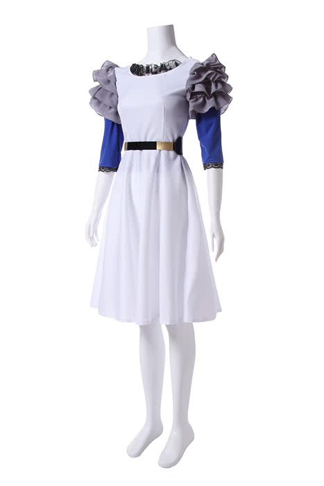 Tokyo Ghoul Rize Kamishiro Fancy White Dress Cosplay Costume
