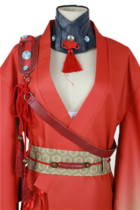 Dramatical Murder Koujaku Printing Vibration Sleeve Kimono Red Cosplay Costumes