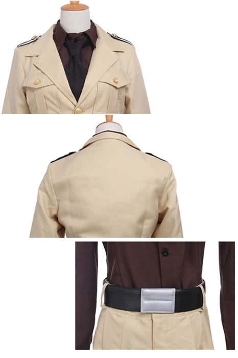 Axis Powers Hetalia Feliciano Vargas Italy Uniform Cosplay Costume