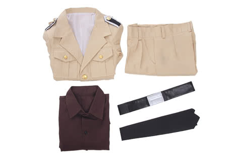 Axis Powers Hetalia Feliciano Vargas Italy Uniform Cosplay Costume