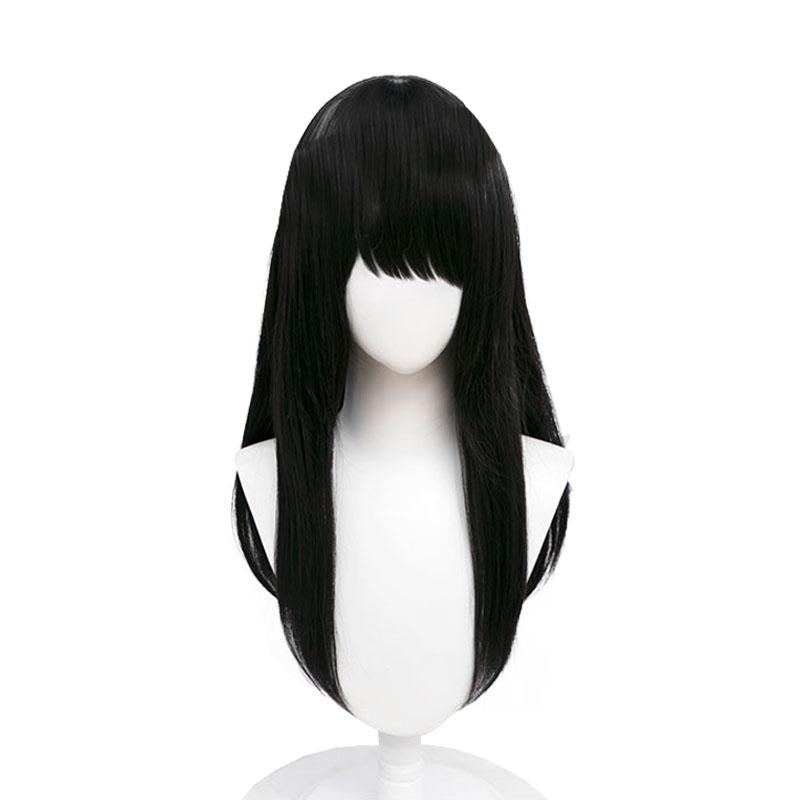 Chainsaw Man Mitaka Asa Black Cosplay Wigs