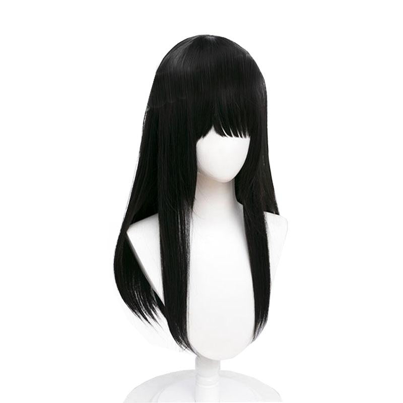 Chainsaw Man Mitaka Asa Black Cosplay Wigs