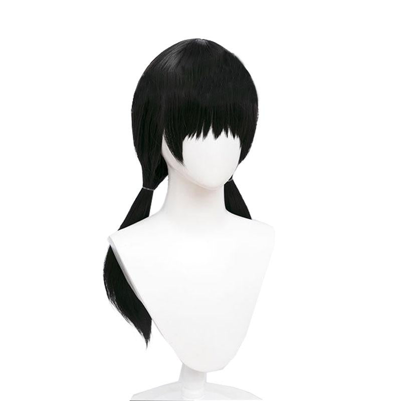 Chainsaw Man Mitaka Asa Black Cosplay Wigs