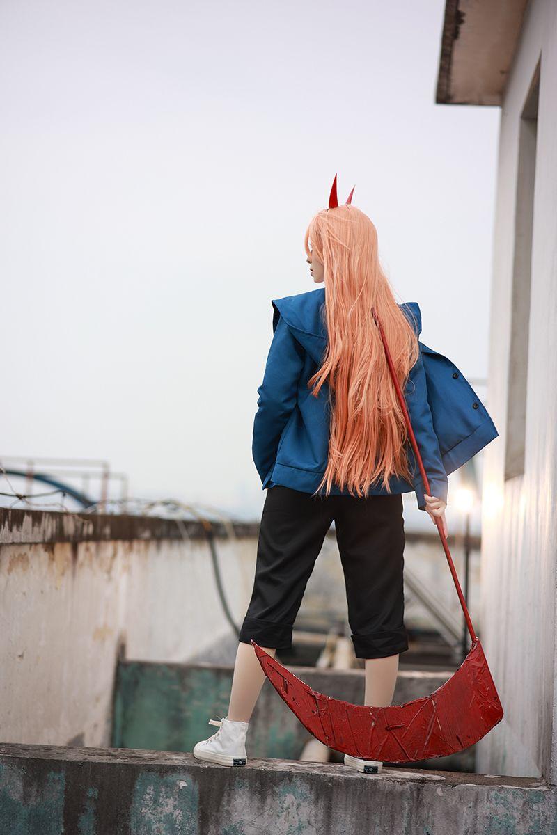 Chainsaw Man Power Blue Cosplay Costume