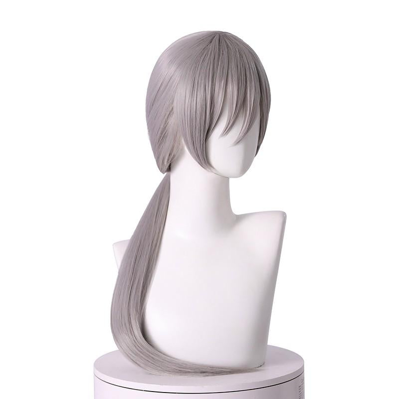 Chainsaw Man Quanxi Long Grey Cosplay Wigs