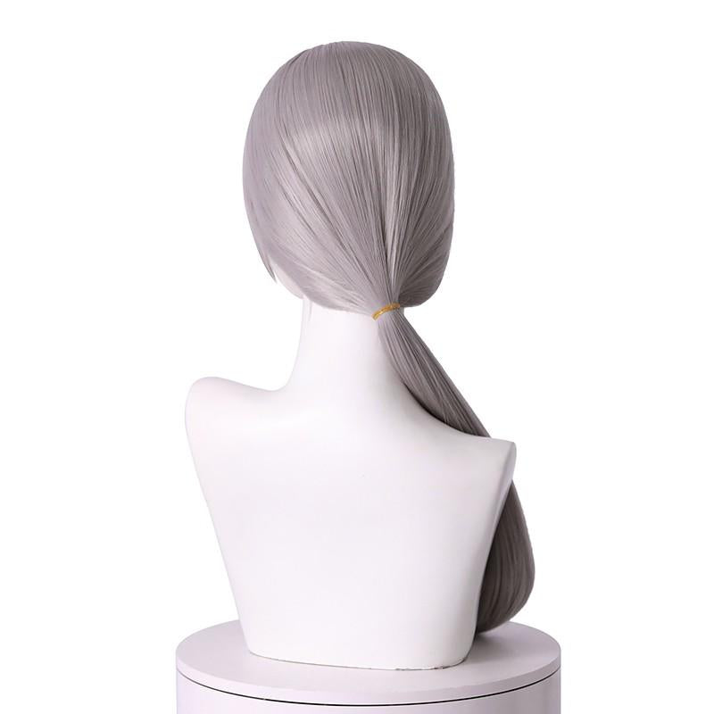 Chainsaw Man Quanxi Long Grey Cosplay Wigs