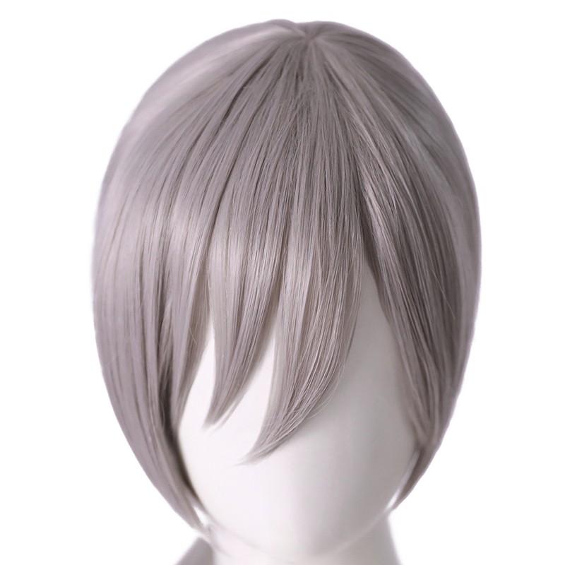 Chainsaw Man Quanxi Long Grey Cosplay Wigs