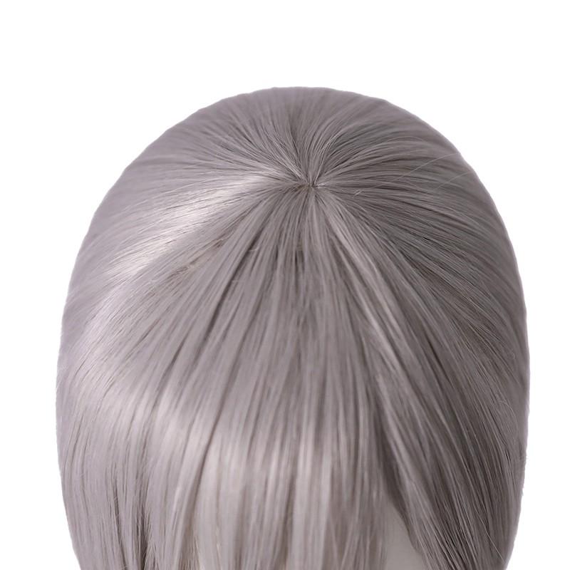 Chainsaw Man Quanxi Long Grey Cosplay Wigs