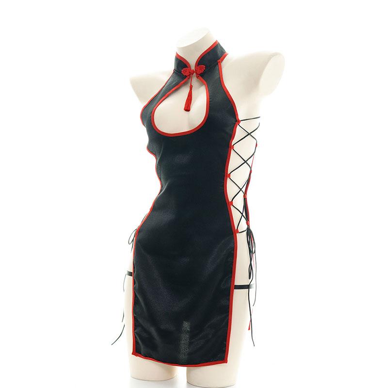 Cheongsam Straps sexy Lingerie Cosplay Costume