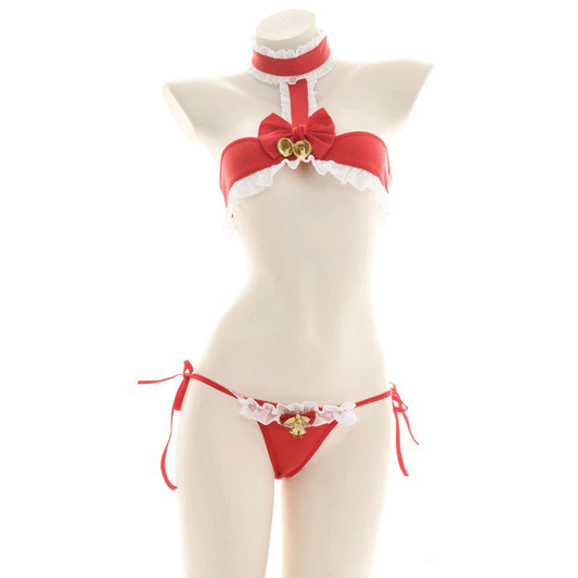 Christmas Bell Sexy Bikini Cosplay Costume