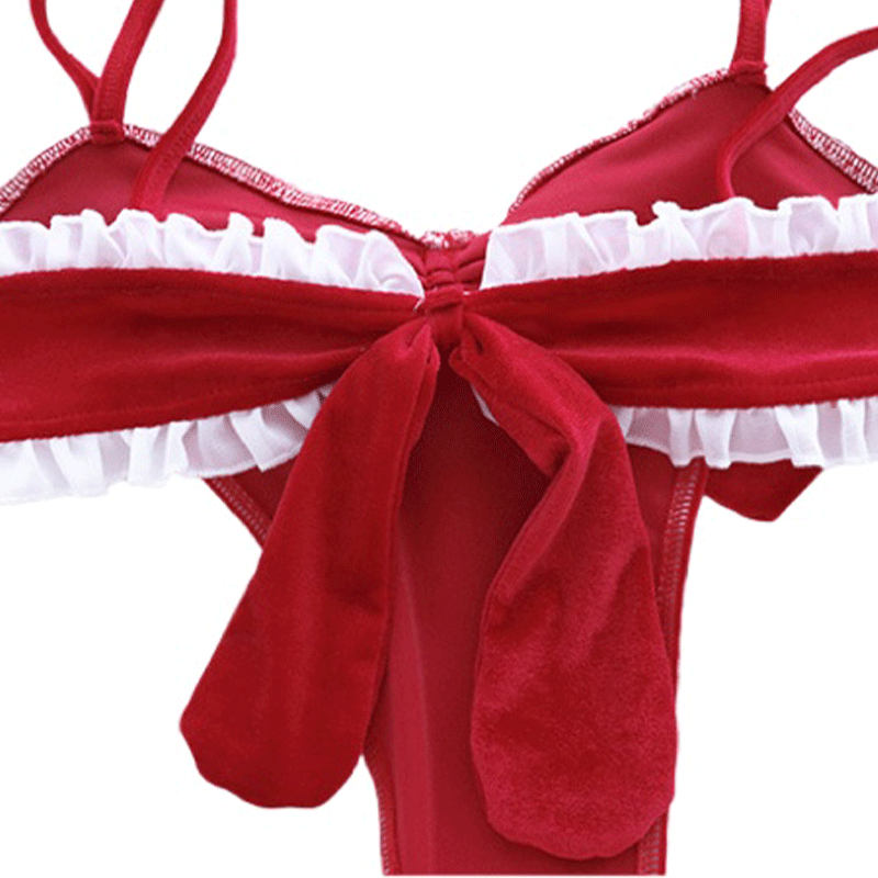 Christmas Cute Bunny Girl One-Piece Uniform Dress Cosplay Costume