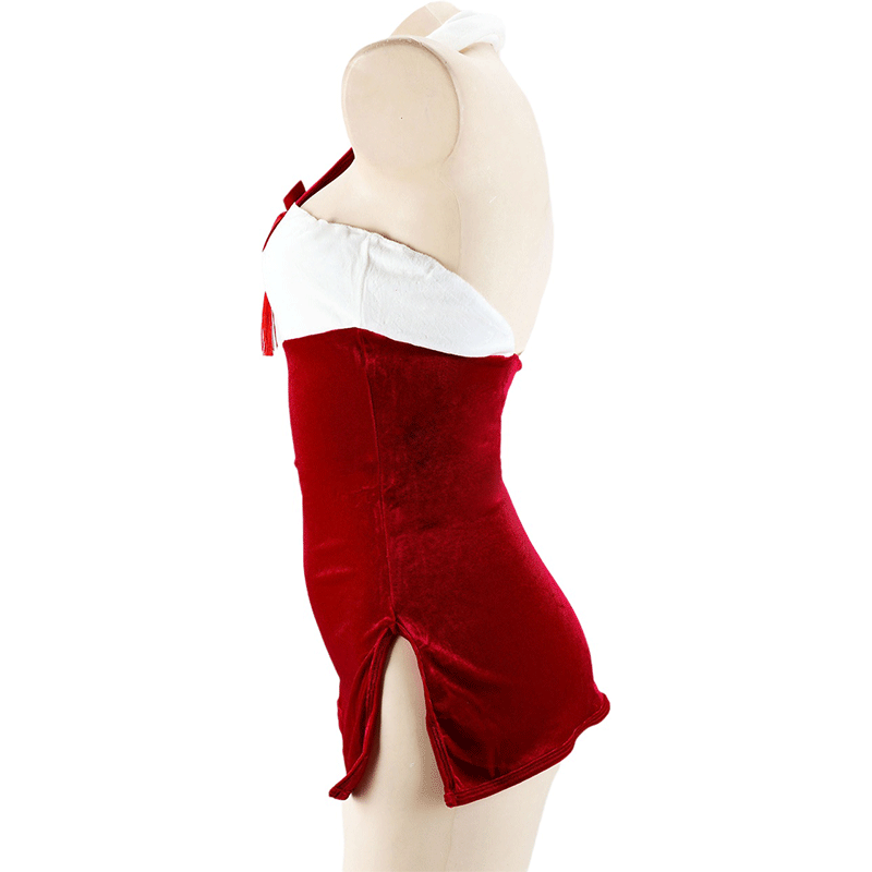 Christmas Long Bow Sexy Dress Cosplay Costume