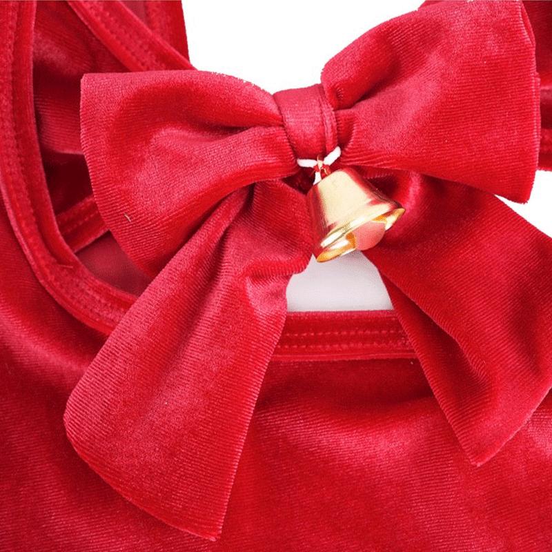 Christmas Plush Hip-Wrapped Sexy Dress Cosplay Costume