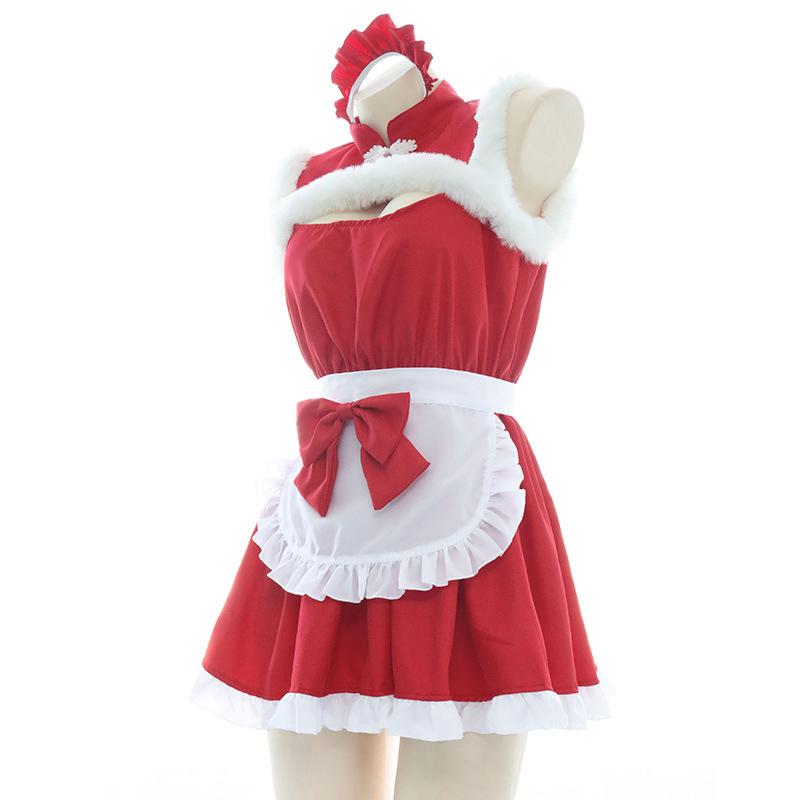 Christmas Maid Cheongsam Cosplay Costume