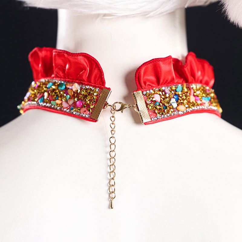 Christmas Rainbow Dress Cosplay Costume