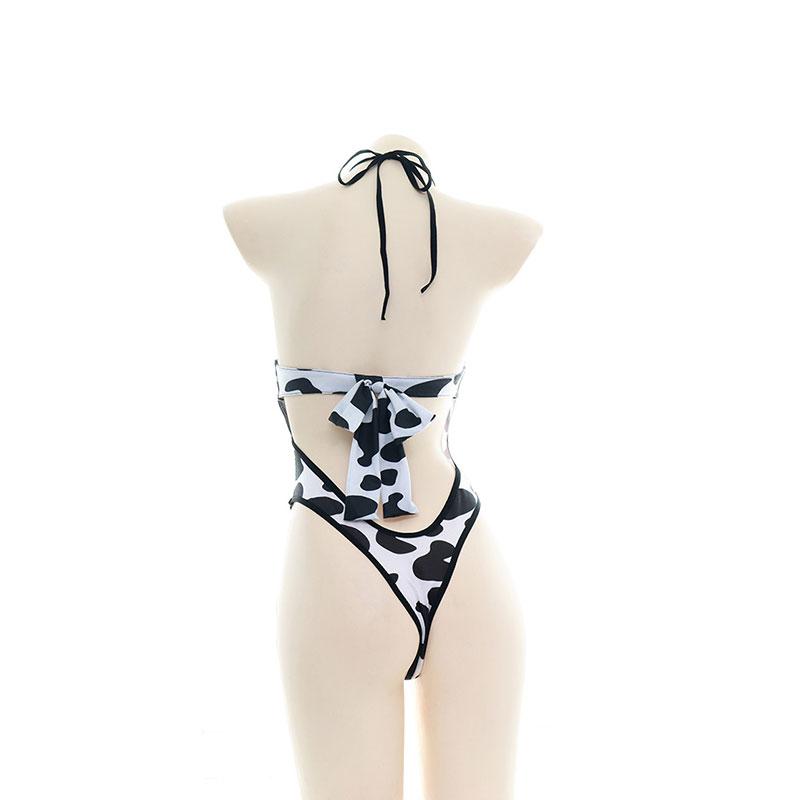 Cow Print Girl's Bodysuit Cosplay Costume