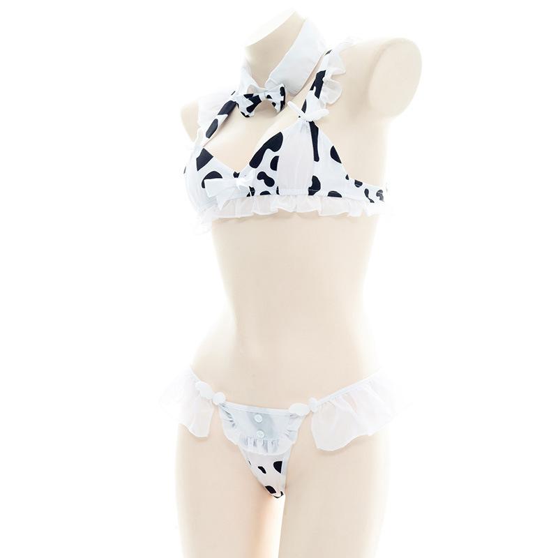Cow Sexy Lace Bikini Cosplay Costume