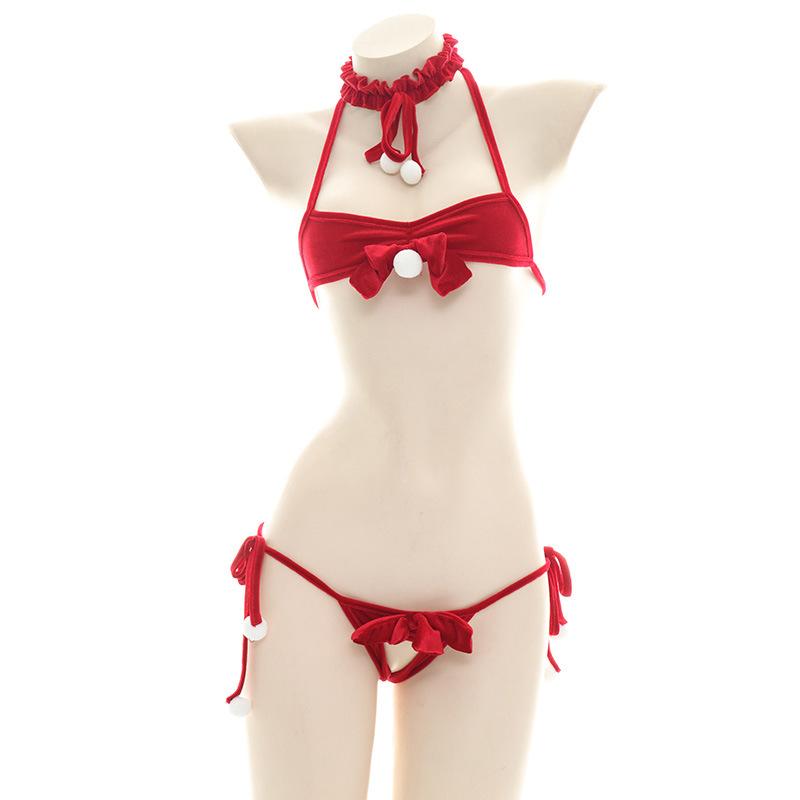 Cute Girly Christmas Lingerie Cosplay Costume
