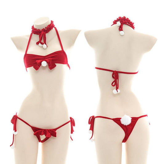 Cute Girly Christmas Lingerie Cosplay Costume