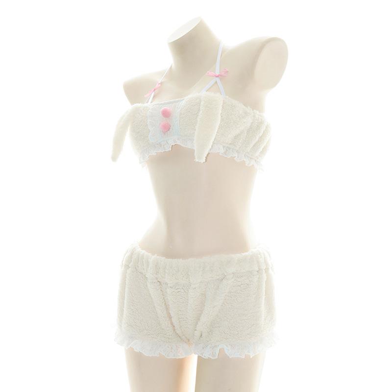 Cute Plush Rabbit Pajama Cosplay Costume