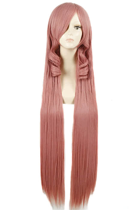 100cm Long Pink Falling Fashion Cosplay Wig