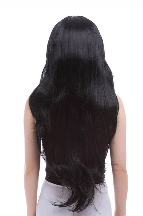 Beyond the Boundary Mitsuki Nase Black Long Anime Cosplay Wigs