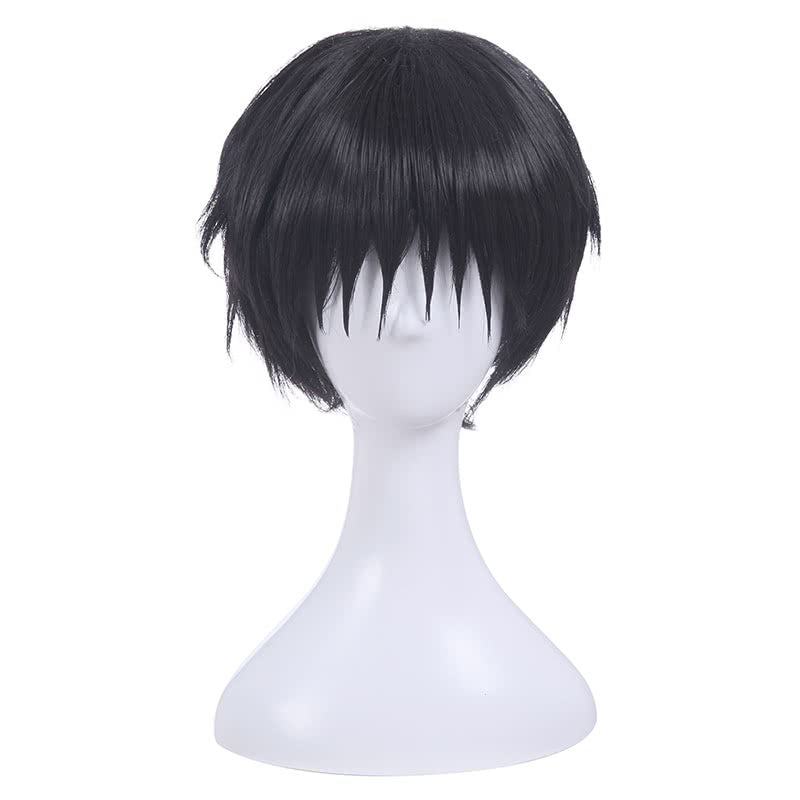 Haikyū!! Tobio Kageyama Short Black Anime Cosplay Wigs