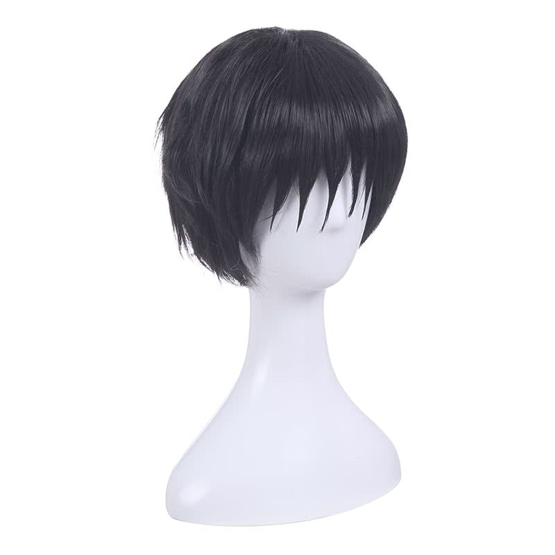 Haikyū!! Tobio Kageyama Short Black Anime Cosplay Wigs
