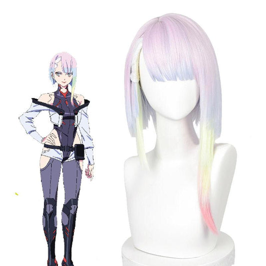 Cyberpunk Edgerunners 2077 Lucy Cosplay Wigs