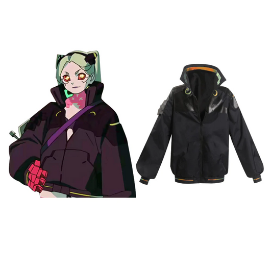 Cyberpunk Edgerunners 2077 Coat Rebecca Halloween Cosplay Costume