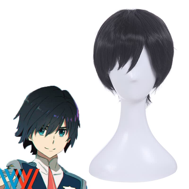 DARLING in the FRANXX Hiro Black Anime Cosplay Wigs