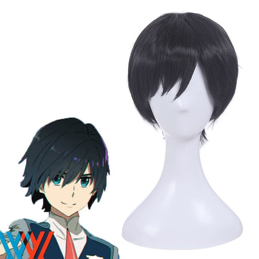 DARLING in the FRANXX  Hiro Black  Anime Cosplay Wigs