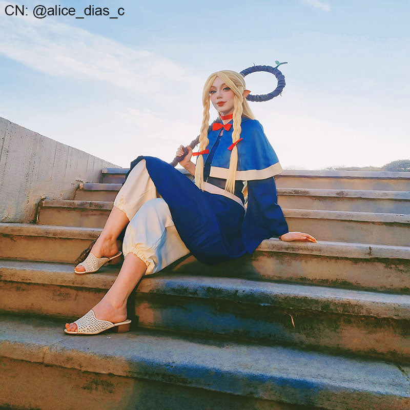 Delicious In Dungeon Marcille Donato Cosplay Costume