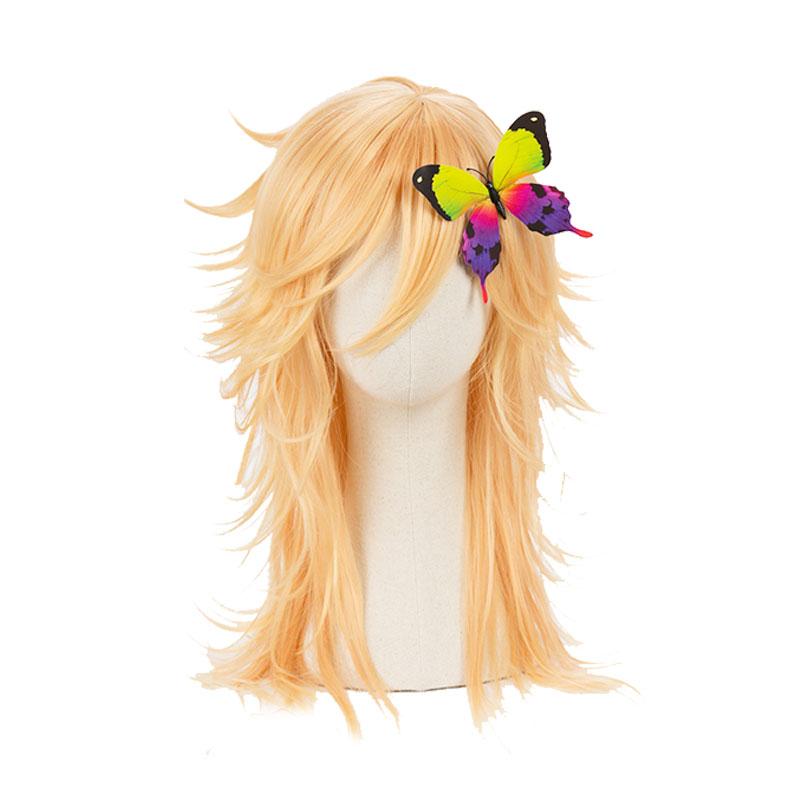 Demon slayer Douma Blonde Long Cosplay Wigs